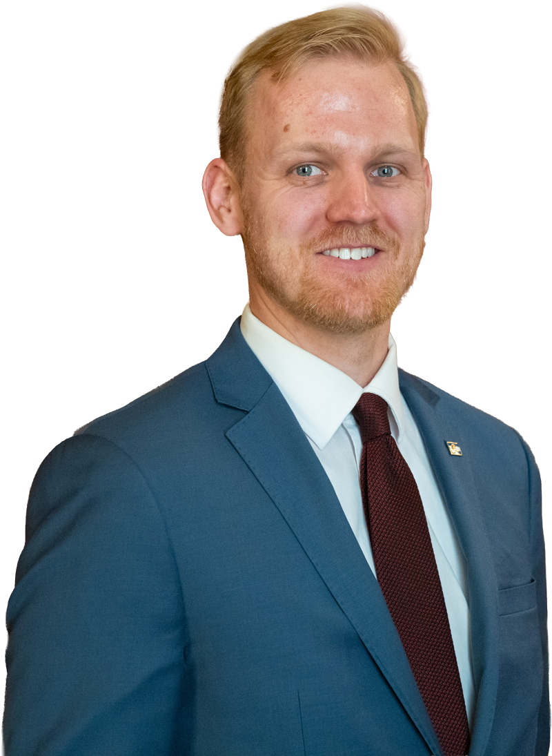 The professional headshot for Jason Helland, Esq, the owner of Helland Law.